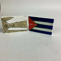 2 Handmade Hand Painted Canvas Flags - $270.54 MXN