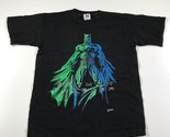 Vintage Batman Forever Camicia Uomo Grande Blu Verde Grande Grafico USA ... - $93.13