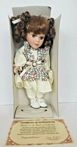 1999 Collectible Memories Porcelain 11&quot; Doll Cuddle Wit Edition NEW U104 - £13.58 GBP