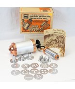 Mirro M-0350-57 Copper Cookie Pastry Press Spritz &amp; Decorator Set  23 pc - $146.99