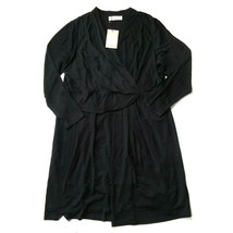 NWT MM. Lafleur Morgan in Black Knit Crepe Draped V-neck Dress +1 $265 - £77.32 GBP