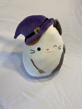 Halloween Squishmallows Cam the Cat Witch Hat Broom 12” New 2022 Release - $48.38