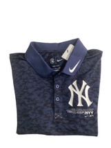 GENUINE MERHANDISE BY NIKE DRI FIT NY YANKEES AL EAST DIVISION POLO SHIR... - $15.96