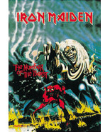 Iron Maiden Textile Poster (Number of the Beast) - $337.44 MXN