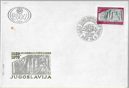 Sfry Fdc 1979 Postal History Anniversary Of Croatian Post 1529 Rare - £4.08 GBP