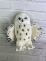 Douglas Wizard Snowy Owl Plush Stuffed Animal Toy 8in White Hedwig Cuddle - £5.44 GBP