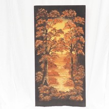 Original Acrylic Painting Autumn Trees Landscape Signed H. Lawton - £78.44 GBP