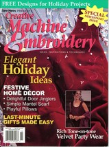 Creative Machine Embroidery Winter 2001 Christmas Gifts Decor Clothing C... - £4.31 GBP