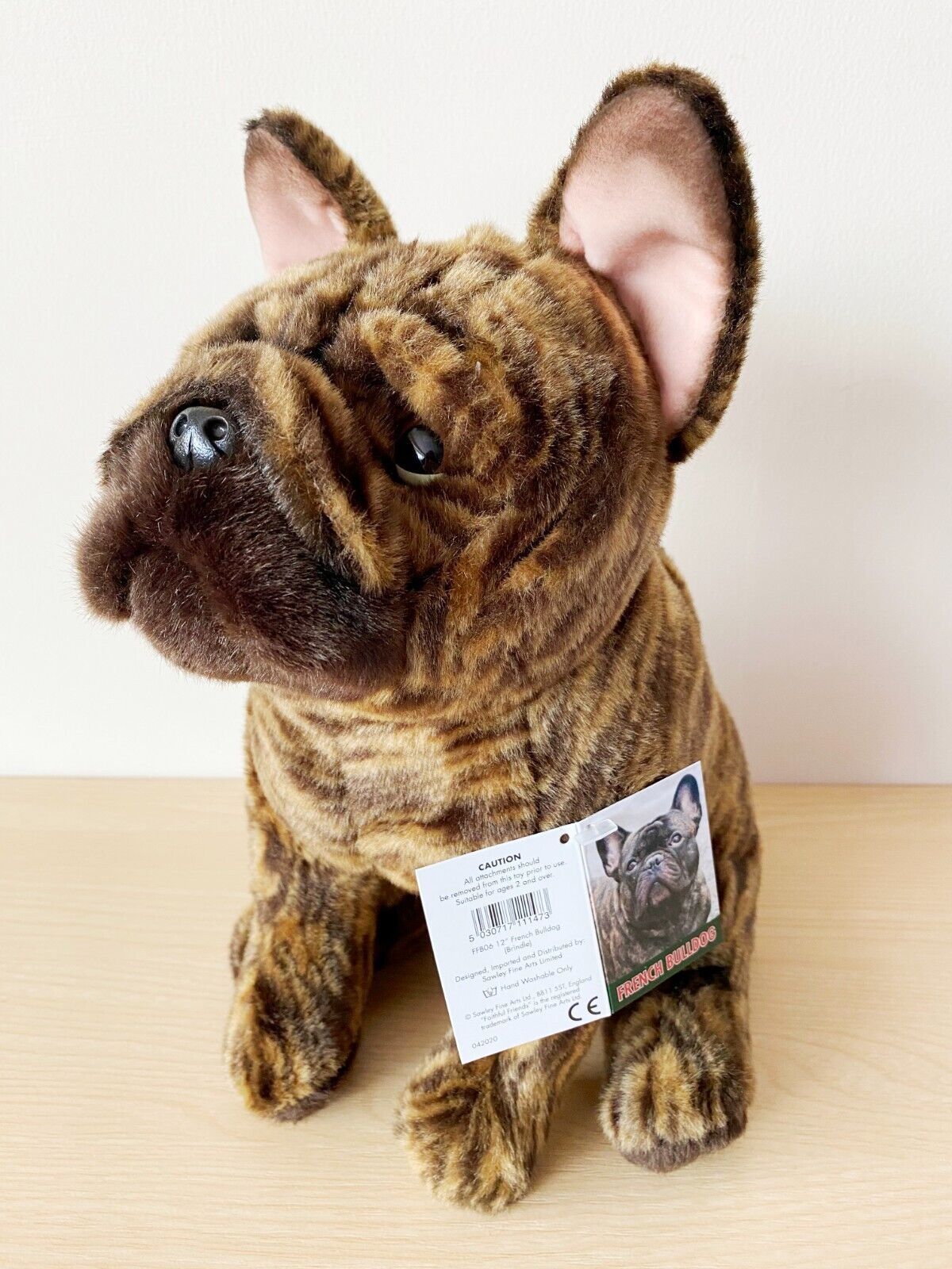 Primary image for Brindle French Bulldog, gift wrapped or not, with or without engraved tag 