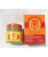   6 PCS THAI GOLDEN CUP BALM Muscle Pain, Menthol Eucalyptus Oil 12g/.4 oz  - $92.95