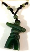 Nephrite Polar Jade Pendant from British Columbia In Box Inukshuk Pendant - £71.53 GBP