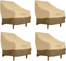 Covers For Outdoor Chairs, Veranda Water-Resistant 25-1/2-Inch High Back... - $135.93