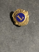 Gold Colored Lions Club International Pin - £7.79 GBP