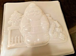 Molde de plastico para gelatina Santa Claus Plastic Gelatin Mold Santa C... - $19.55