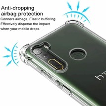 HTC U20 5G Case Shockproof Reinforced Corners Soft Flexible TPU Slim Cover Clear - $39.11