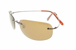 Onos SCHOONER Rimless Titanium Espresso / Brown Polarized Sunglasses - $126.42