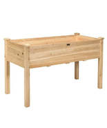 Wooden Raised Vegetable Garden Bed – Planter Box, 49.5&quot;x23.5&quot;x30&quot;, Natur... - $3,954.92 MXN