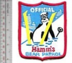 Vintage Skiing &amp; Beer Hamm&#39;s Bear Ski Patrol 1960 Promo Patch - £7.95 GBP