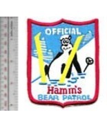 Vintage Skiing &amp; Beer Hamm&#39;s Bear Ski Patrol 1960 Promo Patch - £7.91 GBP