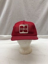 Trucker Hat Baseball Cap Vintage SnapBack Mesh Red Cenex - £31.31 GBP
