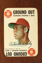 1968 Topps Baseball Game Card #32 Orlando Cepeda St Louis Cardinals Ground Out - £9.07 GBP