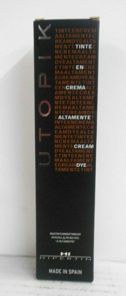 Hipertin UTOPIK Altamente Cream Dye Hair Color ~ (Levels 7 and Up) ~ 2.0... - $7.00