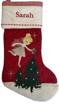 Pottery Barn Kids Quilted Light Up Fairy Christmas Stocking Monogrammed SARAH - £24.01 GBP