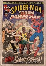 SPECIAL EDITION : Spiderman , Powerman, and Storm battle Smokescreen (Ne... - $25.99