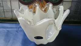 Murano Italy Hand Made Glass Art Free Form VASE Planter Centerpiece Pick 1 - $104.85