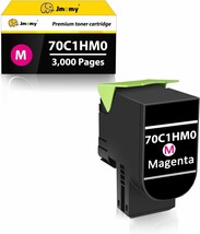 70C1Hm0 Toner Cartridge Compatible For Lexmark 70C1Hm0, 3,000 Pages/Magenta - $47.99