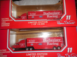 93 Racing Champions 1/87 Scale #11 BIll Elliott Budweiser Transport NASC... - £15.98 GBP