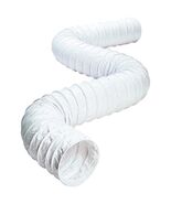 Deflecto Flexible Vinyl Duct, White, 4” x 50’ (BH450W) - $73.53 CAD