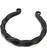 Hand Forged Twisted Iron Bracelet, Celtic Solid Metal Bracelet Rustic, P... - £15.04 GBP