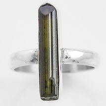 Special  Sale, Green Tourmaline Ring, Size 7 US or O for UK, 925 Silver,... - $18.40