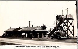 State College Pennsylvania Bald Eagle Lookout Uncle Tom&#39;s Cabin  Postcard A30 - £11.82 GBP