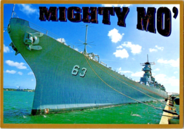 Postcard Hawaii Pearl Harbor USS Missouri Surrender Signed on Deck  6 x 4 in - £6.02 GBP