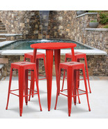 30RD Red Metal Bar Set CH-51090BH-4-30SQST-RED-GG - $504.83 CAD