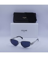 Celine CL40293U 16V Shiny Palladium/Blue 55-16-140 Sunglasses New Authentic - €353,50 EUR