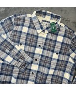 L.L. Bean Women&#39;s Scotch Plaid Sherpa-Lined Shirt XL - $124.44 CAD