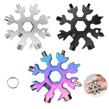 18in1 Snowflake Multi Tool Compact Durable Portable Christmas Gift - £11.54 GBP+