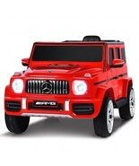 12V Mercedes-Benz G63 Licensed Kids Ride On Car with Remote Control-Red - $335.17