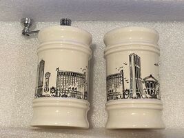 Chicago Landmark Salt Shaker &amp; Pepper Grinder Olde Thompson *Pre-Onwed/N... - $19.99
