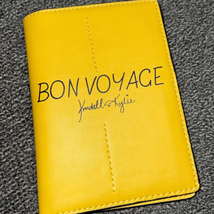 Kendall + Kylie Dark Yellow Bon Voyage Passport Case Travel - £9.40 GBP