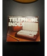 1981 Push-N-Open Telephone Index Made in Hong Kong NOS - $19.60