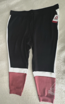 Reebok Active Wear Joggers Pants Legging Workout Women Size 3XL Black Pink Color - £14.36 GBP