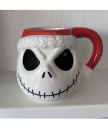 Disney Jack Skellington Nightmare Before Christmas Santa Coffee Mug Tim ... - £16.97 GBP