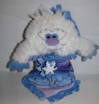 Disney Park Babies Animal Kingdom Everest Yeti 10" Snowman Plush Blanket... - $20.86