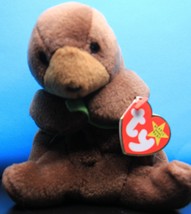 Ty Seaweed The Otter Beanie Babies Tush Tag 1995 Heart Tag Date of Birth... - $50.00