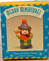 Hallmark - Happy Birthday Clowns - Series 3rd - Merry Miniature Collection 1997 - £9.87 GBP