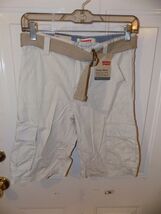 Levi's Relaxed Fit Cargo Shorts W/Belt Brown Size 12 Boy's NEW - $20.70